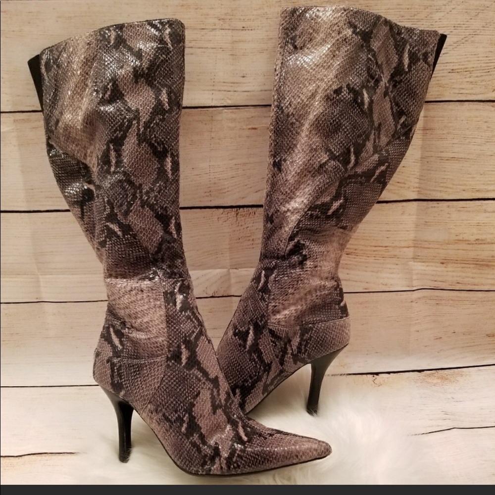 Nine West snake boots